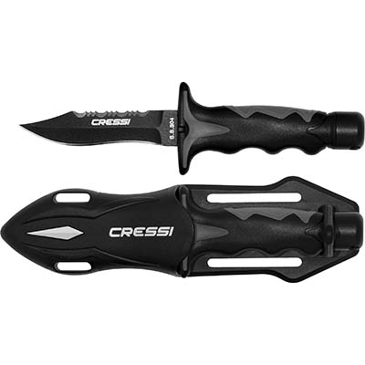 Cressi Predator Knife - Black/Silver
