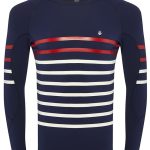 Saint Jacques NOÉ - Long Sleeve Stripe Wetsuit Top 2 mm