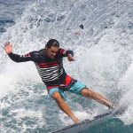 Saint Jacques NOÉ - Long Sleeve Stripe Wetsuit Top 2 mm